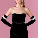 Amara Mini Dress Elbise - Siyah - Nur Karaata