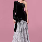 Sabrina Gown Elbise - ÇOK RENKLİ - Nur Karaata