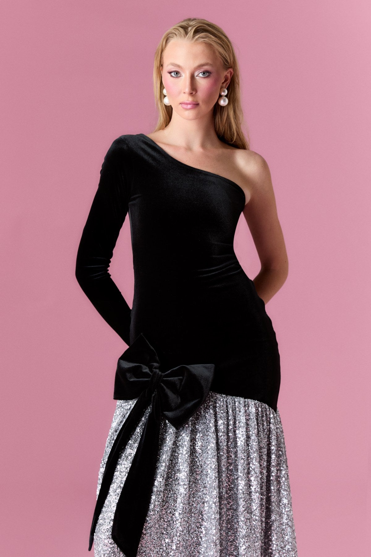 Sabrina Gown Elbise - ÇOK RENKLİ - Nur Karaata