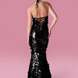 Rosalie Gown Elbise - Siyah - Nur Karaata