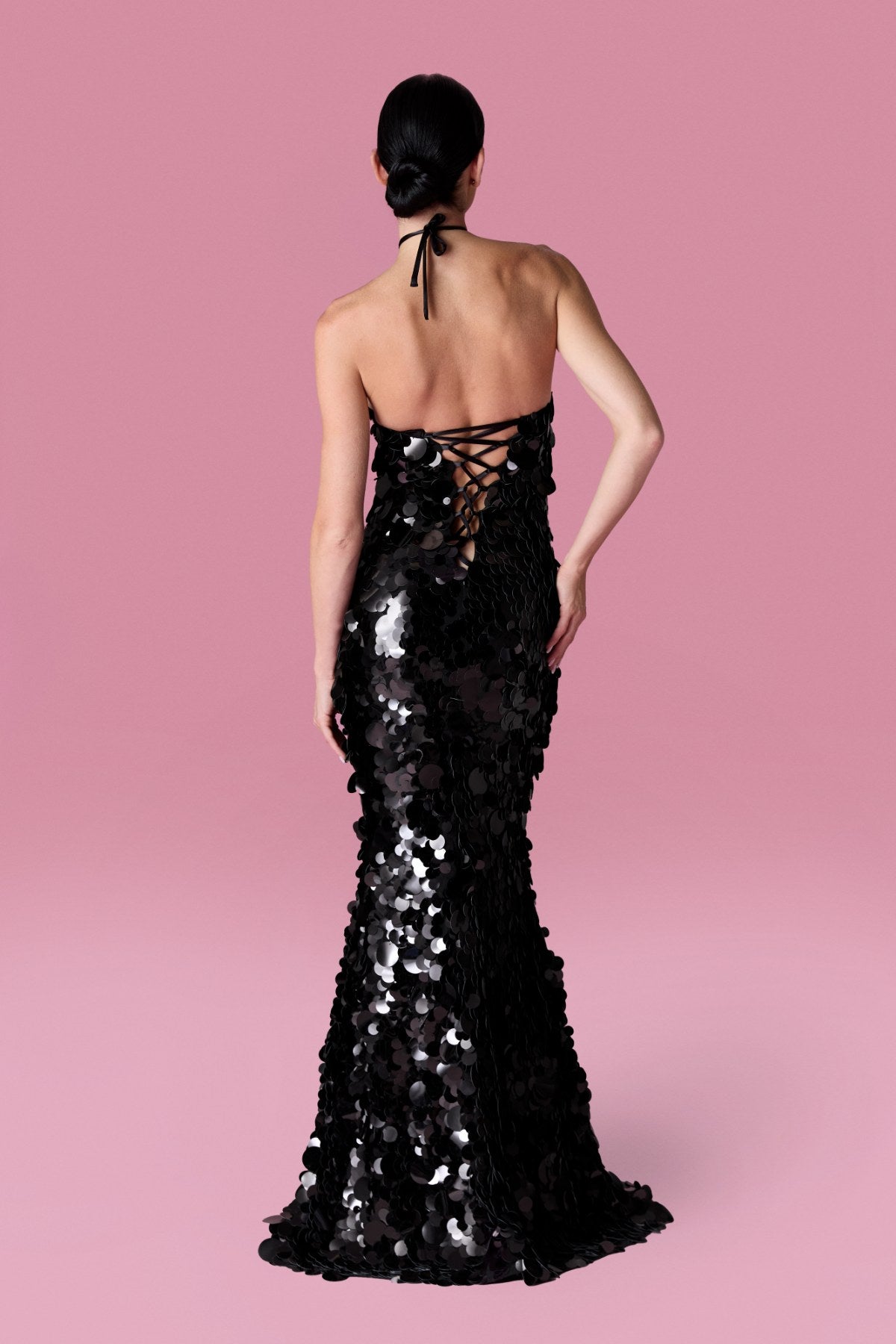 Rosalie Gown Elbise - Siyah - Nur Karaata