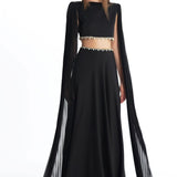 Maribella Bluz & Mila Maxi Etek Siyah Takım