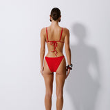Coral Kırmızı Bikini Altı