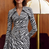 Cebra Blouse - Zebra - Görsel 2