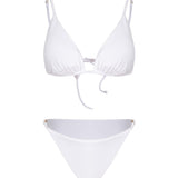 Coral Beyaz Bikini Üstü
