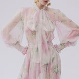 Fleur Floral Elbise