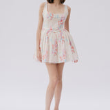Misty Floral Elbise