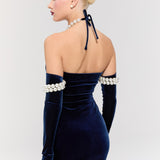 Eternal Heir Mini Navy Elbise