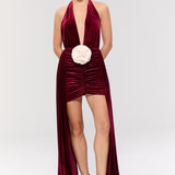 The Heiress Burgundy Elbise