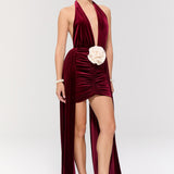 The Heiress Burgundy Elbise