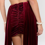 The Heiress Burgundy Elbise