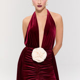 The Heiress Burgundy Elbise
