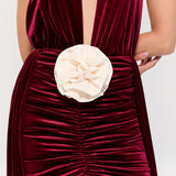 The Heiress Burgundy Elbise