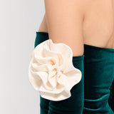 Versailles Rose Green Mini Elbise