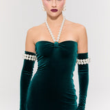 Dynasty Necklace Gown Elbise