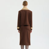 Signature Yün Midi Etek