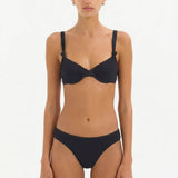 Strait Siyah Bikini Set