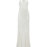 Nuvia Long White Elbise