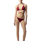 Apricate Burgundy Bikini