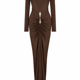 Brenda Brown Dress