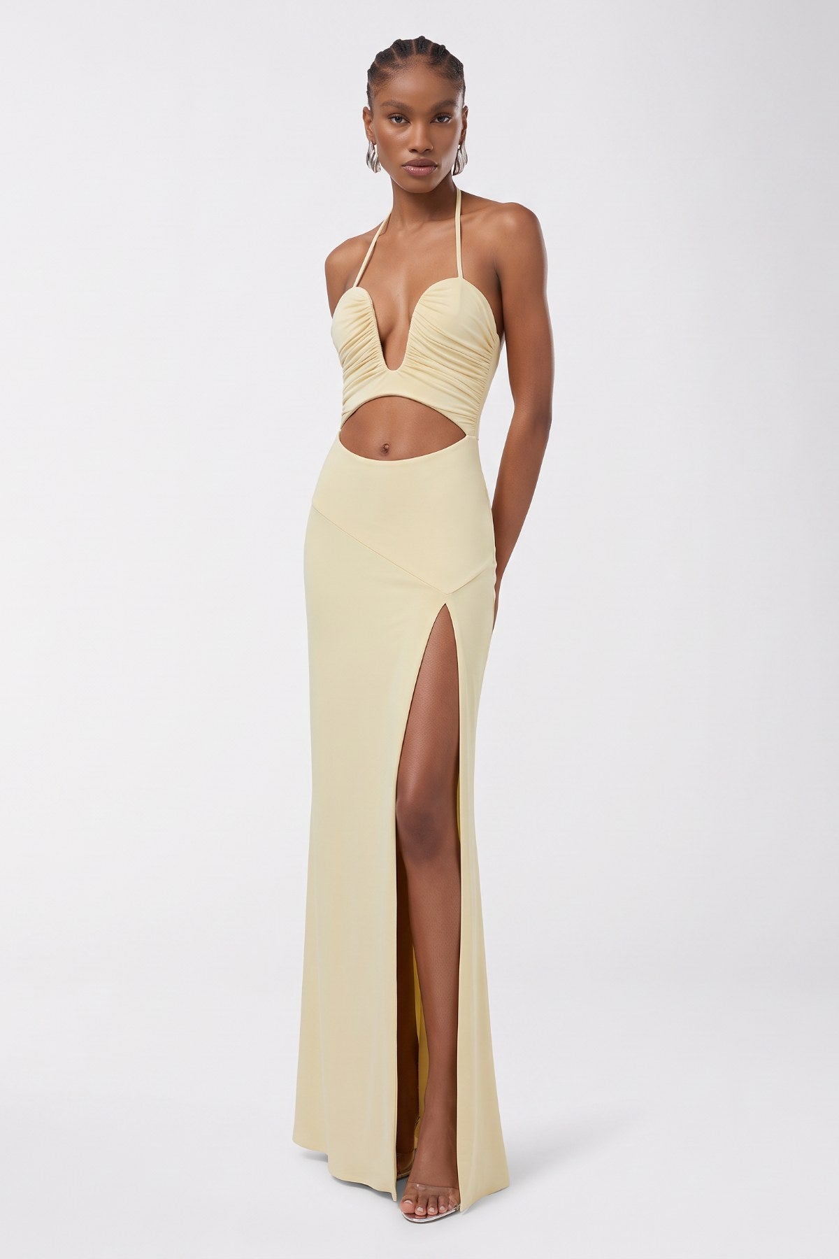 Calista Butter Yellow Dress - Sarı - Görsel 3