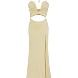 Calista Butter Yellow Dress - Sarı
