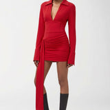 Calista Red Dress - Kırmızı