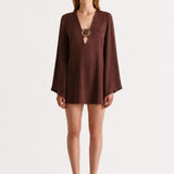 Camille Dress Brown
