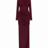 Como Burgundy Dress