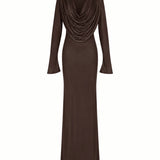 Demi Brown Dress