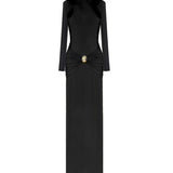 Gildea Long Sleeve Black Dress