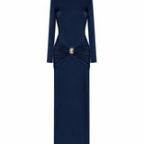 Gildea Long Sleeve Navyblue Dress