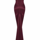 Gracia Burgundy Dress