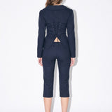 Slate Capri Pants - Çok Renkli - The Tacca