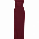 Hola Burgundy Dress