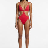 Scarlet Red Swimsuit