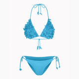 Flora Mavi Bikini Set