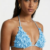 Flora Mavi Bikini Set