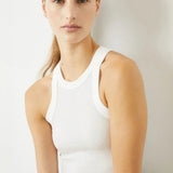 Rivington Crop Tank – White Body London