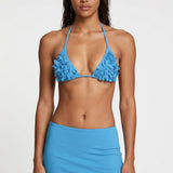 Flora Mavi Bikini Set