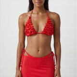 Flora Kırmızı Bikini Set