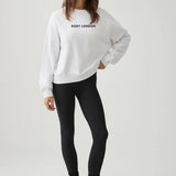 Elevated Cropped Crew – White Body London
