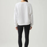 Elevated Cropped Crew – White Body London
