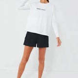 Marisa Pleated Tennis Shorts – Black Body London