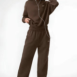 Crew Neck Sweatshirt – Espresso Brown Body London