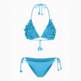 Flora Mavi Bikini Set