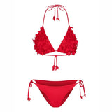 Flora Kırmızı Bikini Set