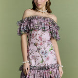 Coral Whisper Elbise