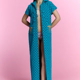 Miami Soleil Blue Kaftan