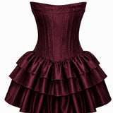 Khloe Burgundy Dress